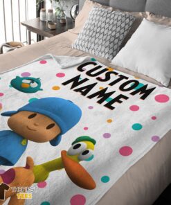 Original Pocoyo And Friends Blanket Fleece Customized Blanket - Image 4