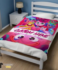 Original Poppy Playtime Mommy Long Legs And Friends Blanket Fleece Customized Blanket - Image 3