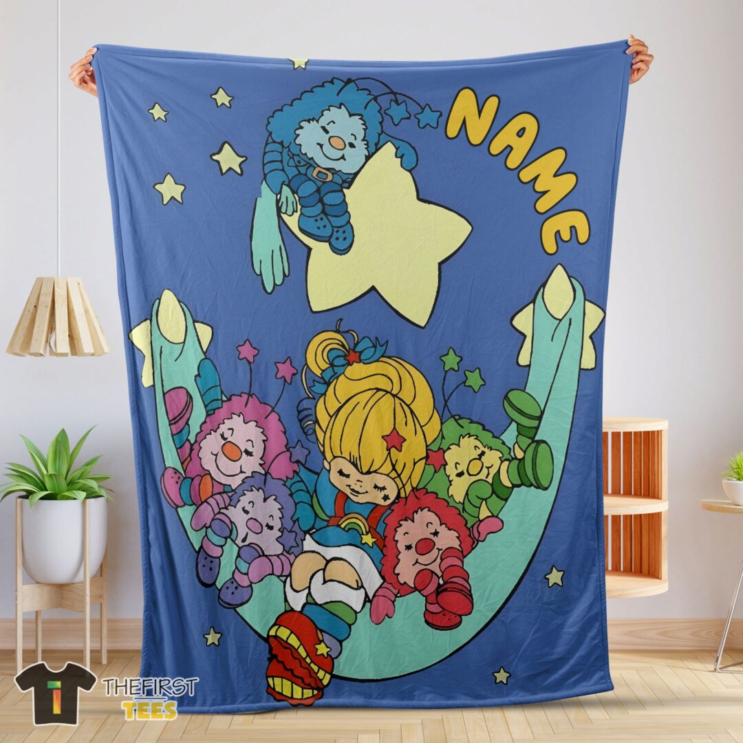 original-rainbow-brite-sleeping-on-the-star-blanket-fleece-customized-blanket-mk-01-1 Original Rainbow Brite Sleeping on the Star Blanket Fleece Customized Blanket