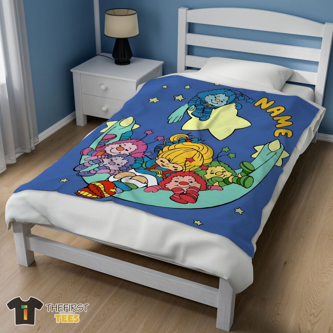 original-rainbow-brite-sleeping-on-the-star-blanket-fleece-customized-blanket-mk-02 Original Rainbow Brite Sleeping on the Star Blanket Fleece Customized Blanket - Image 3