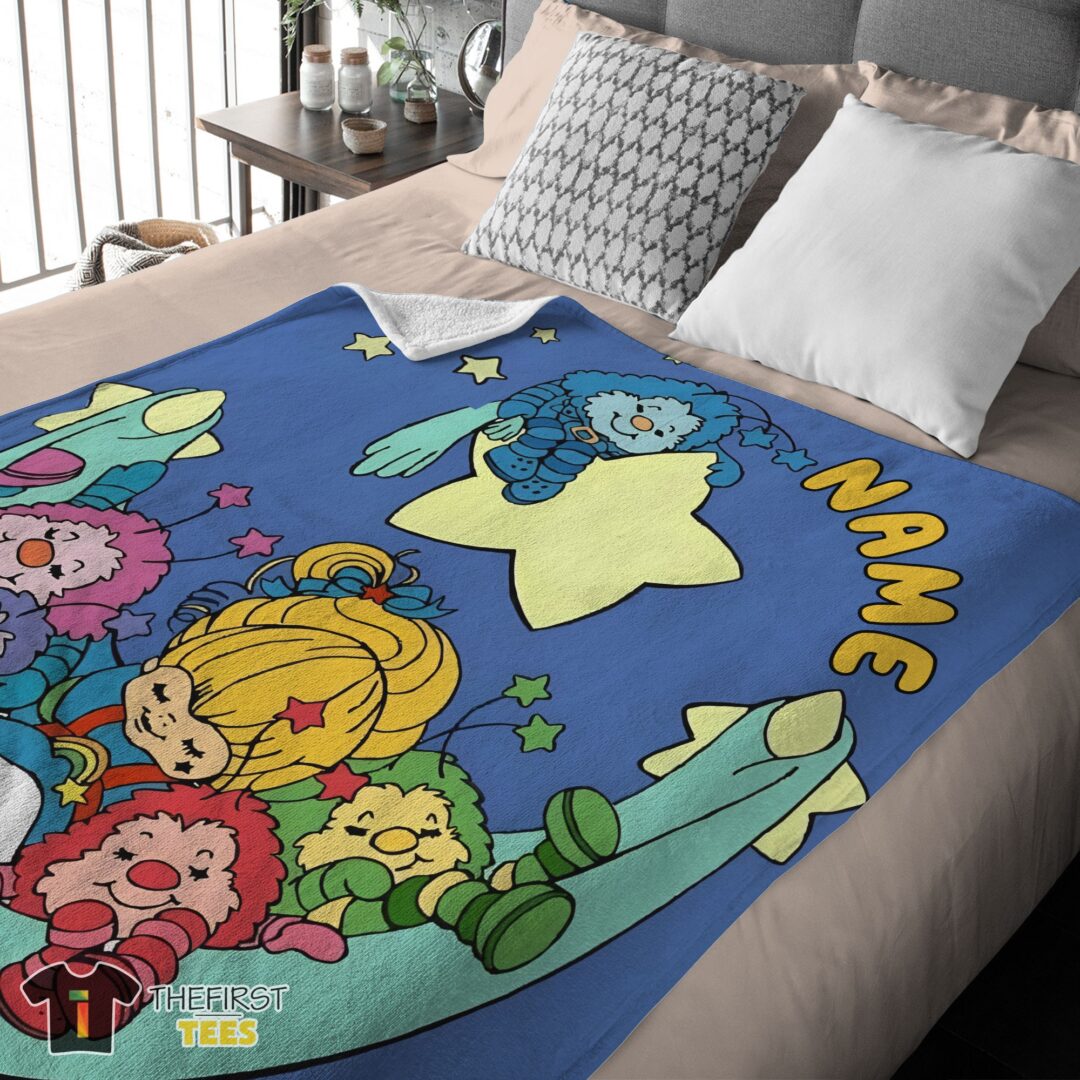 original-rainbow-brite-sleeping-on-the-star-blanket-fleece-customized-blanket-mk-03 Original Rainbow Brite Sleeping on the Star Blanket Fleece Customized Blanket - Image 4
