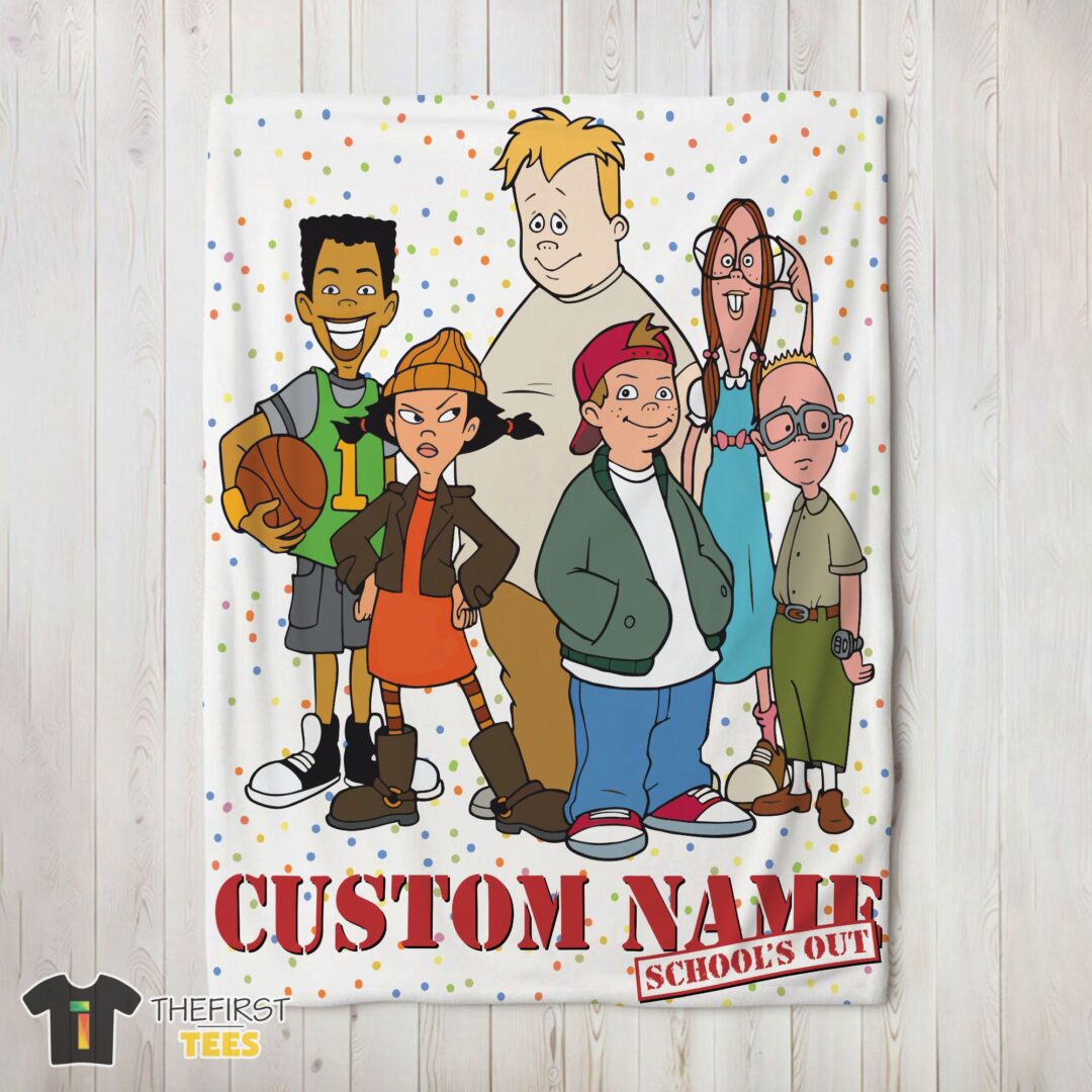 original-recess-cartoon-schools-out-blanket-fleece-customized-blanket-mk-02-1 Original Recess Cartoon School's Out Blanket Fleece Customized Blanket
