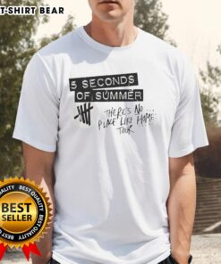 Alt Text: Original Seconds Of Summer There's No Place Like Home Tour logo T-Shirt featuring vibrant design and tour details.