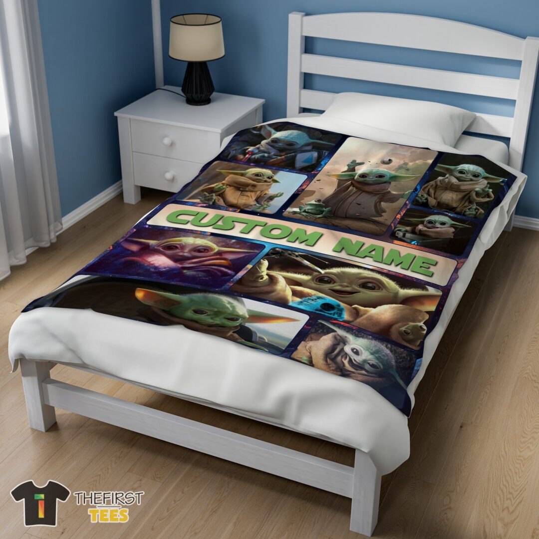 original-star-wars-baby-yoda-collage-blanket-fleece-customized-blanket-mk-02 Original Star Wars Baby Yoda Collage Blanket Fleece Customized Blanket - Image 3