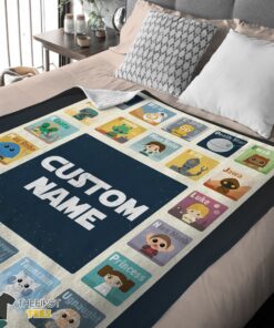 Original Star Wars Chibi Character Blanket Fleece Customized Blanket - Image 4