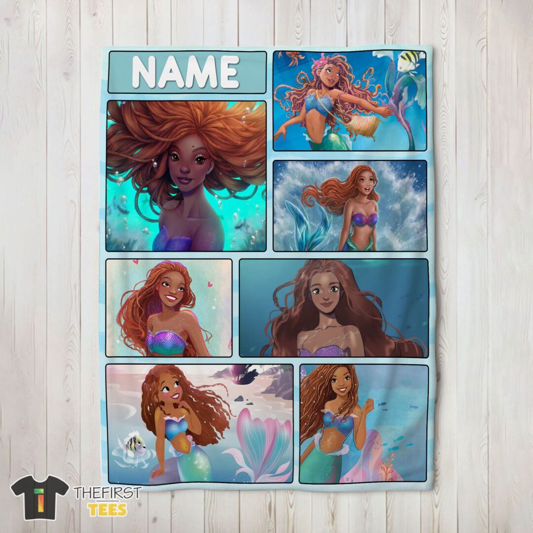 original-the-little-mermaid-ariel-blanket-fleece-customized-blanket-mk-02 Original The Little Mermaid Ariel Blanket Fleece Customized Blanket