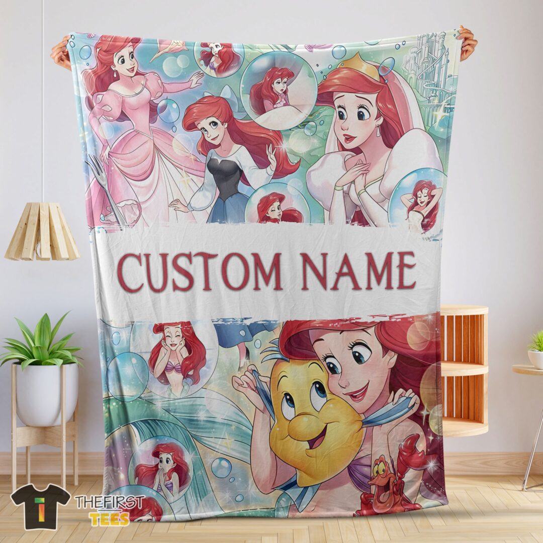 original-the-little-mermaid-blanket-ariel-princess-fleece-family-princess-customized-blanket-mk-01-1 Original The Little Mermaid Blanket Ariel Princess Fleece Family Princess Customized Blanket