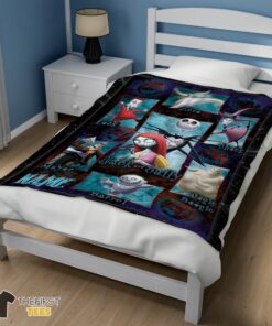 Original The Nightmare Before Christmas Jack Skellington Family Halloween Customized Blanket - Image 3