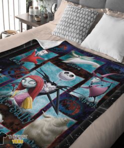 Original The Nightmare Before Christmas Jack Skellington Family Halloween Customized Blanket - Image 4
