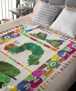 Original The Very Hungry Caterpillar Blanket Fleece Customized Blanket - Image 4