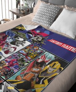Original Transformers Animated Characters Blanket Fleece Customized Blanket - Image 4