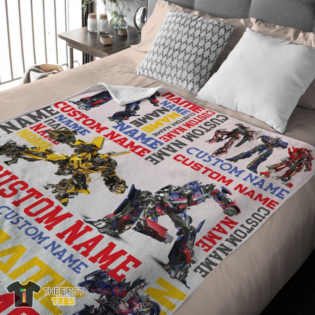 original-transformers-optimus-prime-bumblebee-blanket-fleece-customized-blanket-mk-03 Original Transformers Optimus Prime & Bumblebee Blanket Fleece Customized Blanket - Image 4