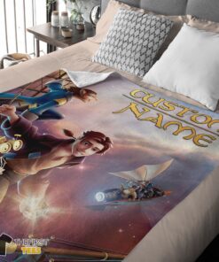 Original Treasure Planet Movie Poster Blanket Fleece Customized Blanket - Image 4