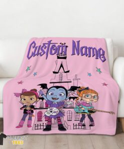 Original Vampirina With Poppy Peepleson & Bridget Drawing Blanket Fleece Customized Blanket - Image 3