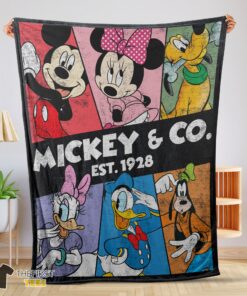 Original Vintage Mickey & Co Est 1928 Blanket