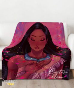 Original Whispers Of The Wind Pocahontas Colors Of The Wind Blanket Fleece Customized Blanket - Image 3