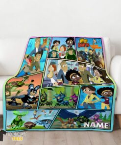 Original Wild Kratts Creature Adventures Collage Blanket Fleece Customized Blanket - Image 3