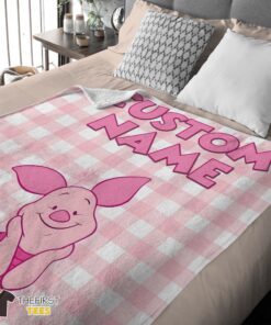 Original Winnie The Pooh Piglet Blanket Fleece Customized Blanket - Image 4