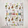 Perfect Cute Disney Animal Characters Collage Blanket Fleece Customized Blanket