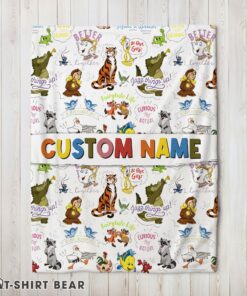 Perfect Cute Disney Animal Characters Collage Blanket Fleece Customized Blanket