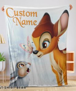 Perfect Cute Disney Bambi And Thumper Blanket Fleece Customized Blanket