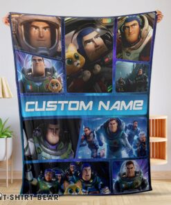 Perfect Cute Disney Buzz Lightyear Collage Fleece Customized Blanket