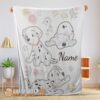 Perfect Cute Disney Cartoon 101 Dalmatians Cute Blanket Fleece Customized Blanket