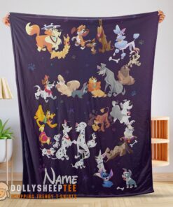 Perfect Cute Disney Cartoon All Disney Dog Blanket Fleece Customized Blanket