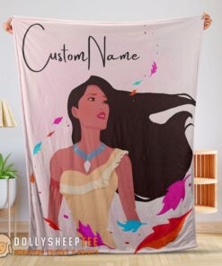 Perfect Cute Disney Pocahontas Blanket Fleece Customized Blanket