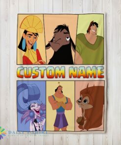 Perfect Cute Disney The Emperor’s New Groove Blanket Fleece Customized Blanket