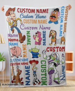 Perfect Cute Disney Toy Story Cartoon Characters Blanket Fleece Customized Blanket
