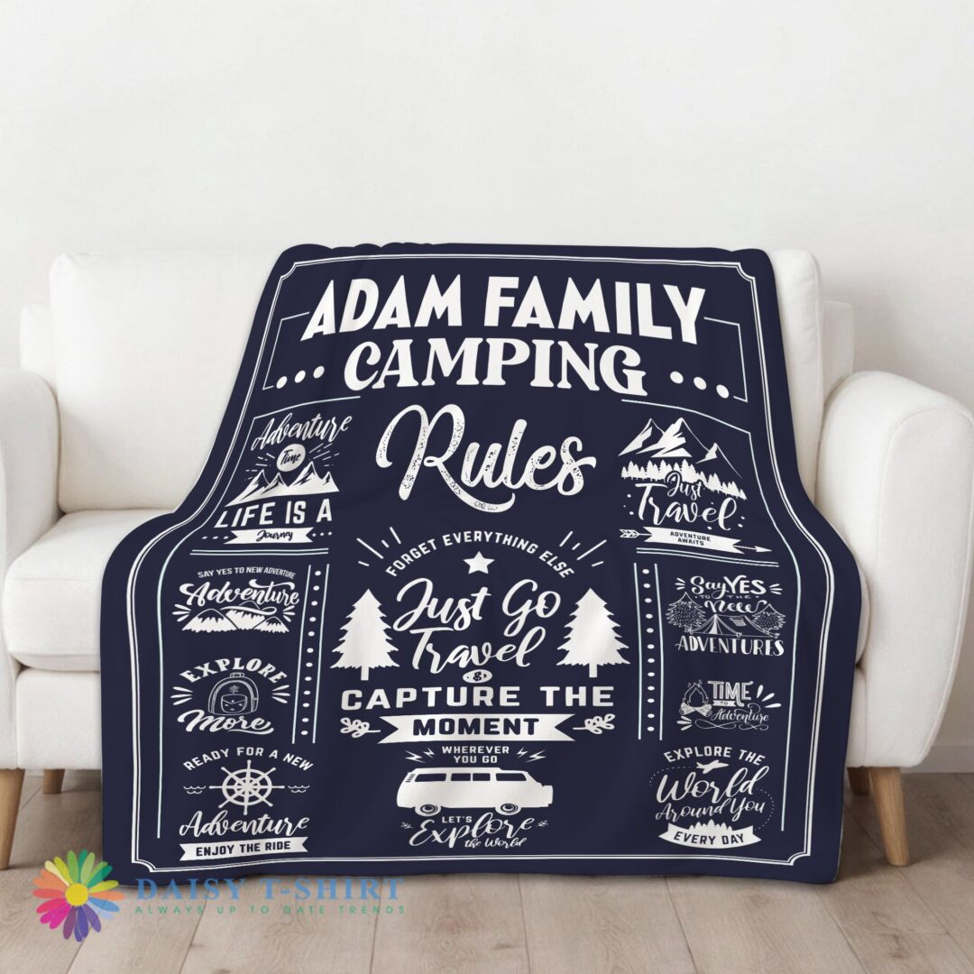 Perfect Cute Family Camping Rulers Capture The Moment Blanket Fleece Customized Blanket-mk-01 (1)