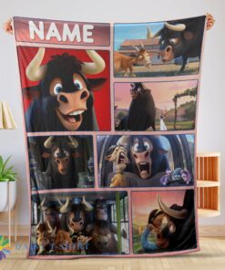 Perfect Cute Ferdinand And Friends The Gentle Bull’s Journey Blanket Fleece Customized Blanket