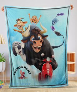 Perfect Cute Ferdinand’s Wild Ride A Fun-Filled Adventure Blanket Fleece Customized Blanket