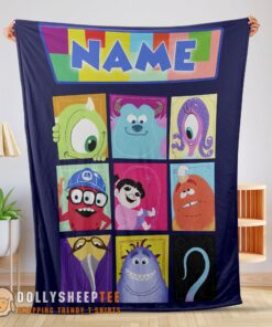 Perfect Cute Good Disney Cartoon Monsters Inc Movie Blanket Customize Blanket