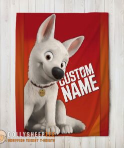 Perfect Disney Cartoon Bolt Blanket Fleece Customized Blanket