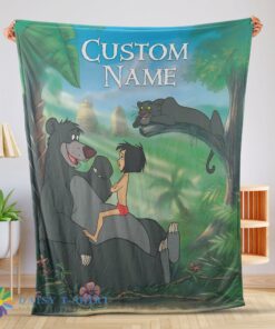 Perfect Disney Cartoon JungleBook Tapestry Blanket Fleece Customized Blanket