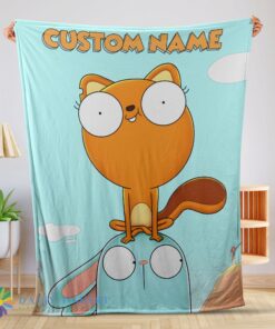Perfect Disney Cartoon Kiff Blanket Fleece Customized Blanket