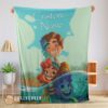 Perfect Disney Cartoon Summer Of Luca With Friends Blanket Fleece Customized Blanket