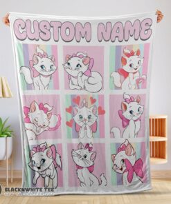 Perfect Disney Cartoon The Aristocats Marie Blanket Fleece Customized Blanket