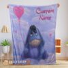 Perfect Disney Cartoon Winnie The Pooh Eeyore Cute Blanket Fleece Customized Blanket