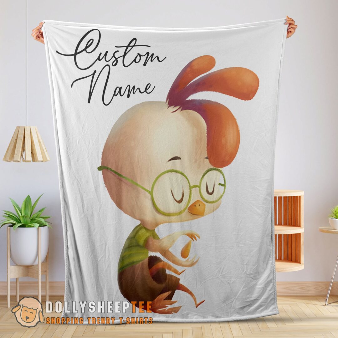 Perfect Disney Chicken Little Meditative Pose Blanket Fleece Customized Blanket