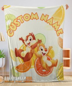 Perfect Disney Chip ‘N’ Dale Chip And Dale Blanket Fleece Customized Blanket