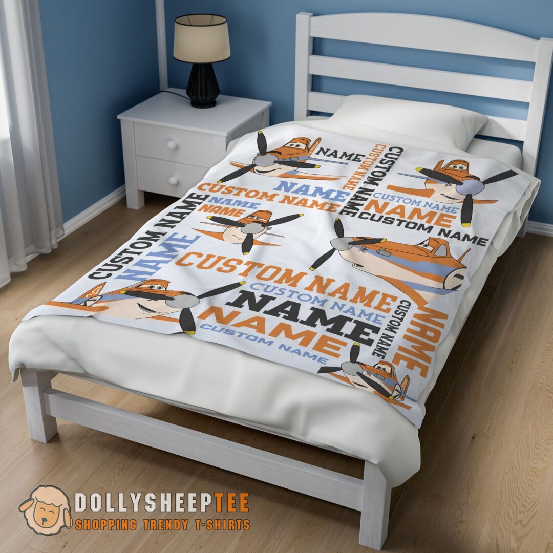 Perfect Disney Dusty Crophopper Blanket Fleece Customized Blanket