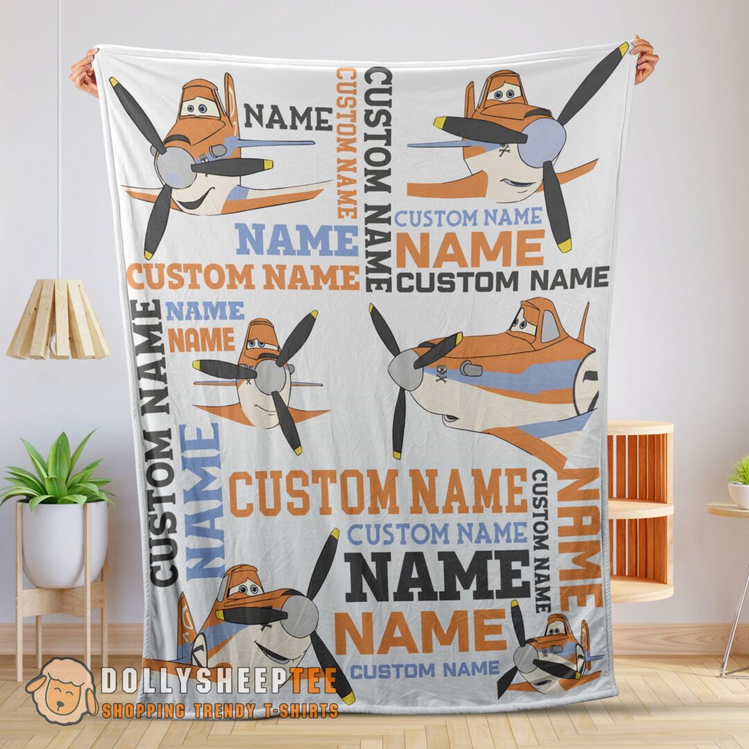 Perfect Disney Dusty Crophopper Blanket Fleece Customized Blanket