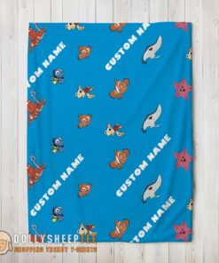 Perfect Disney Finding Nemo & Dory Characters Blanket Fleece Customized Blanket