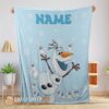 Perfect Disney Frozen Olaf Dancing Blanket Fleece Customized Blanket