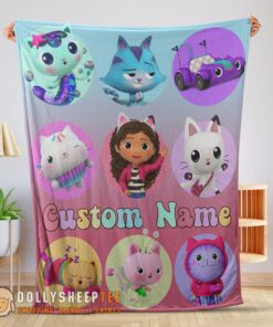 Perfect Disney Gabby’s Dollhouse Blanket Fleece Customized Blanket