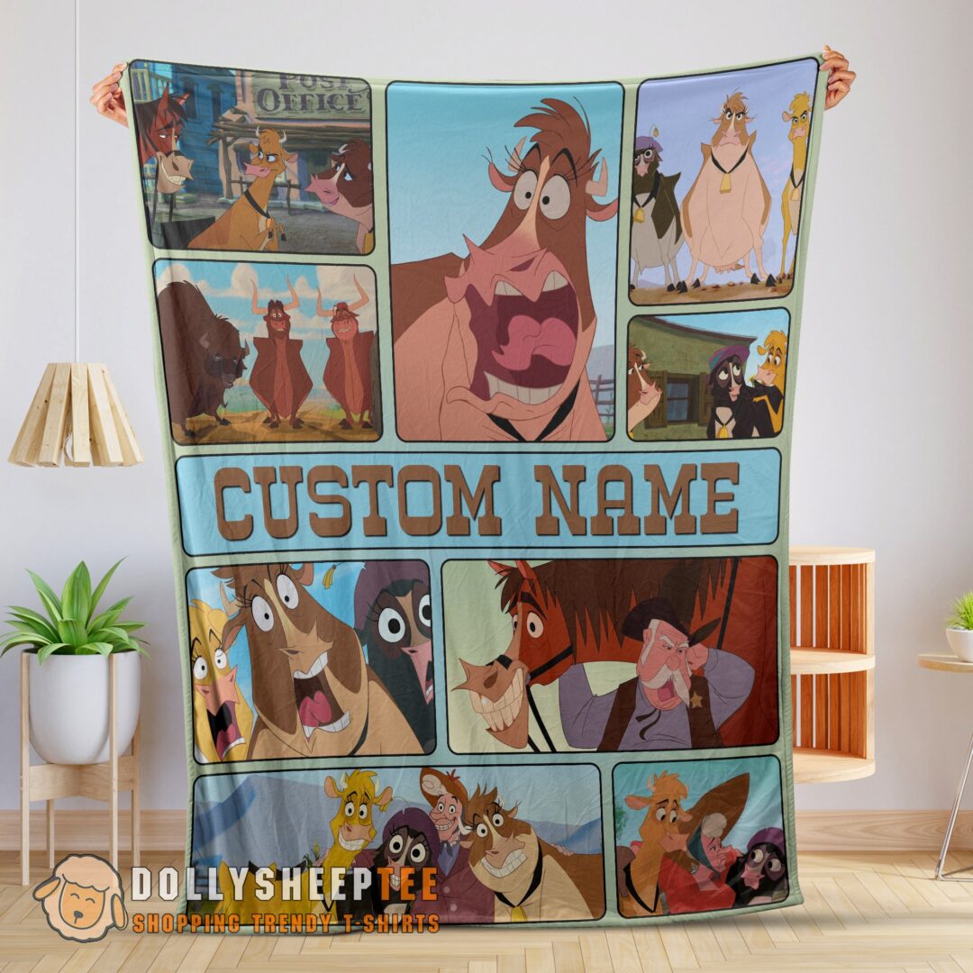 Perfect Disney Home On The Range Poster Blanket Fleece Customized Blanket