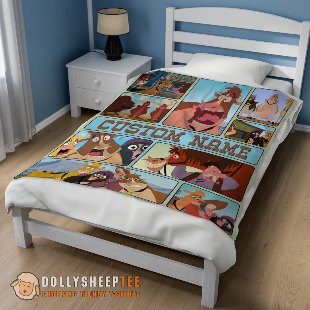 Perfect Disney Home On The Range Poster Blanket Fleece Customized Blanket